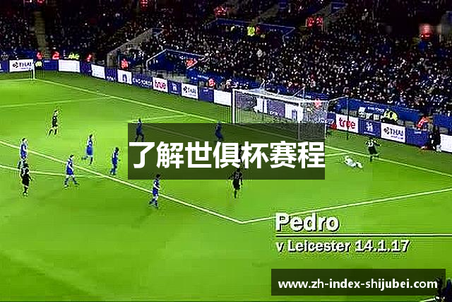 了解世俱杯赛程